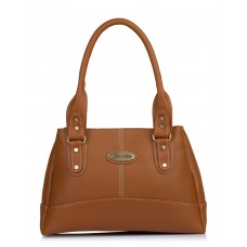 Fostelo Women's Catlin  Handbag (Tan) (FSB-1031)
