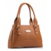 Fostelo Women's Catlin  Handbag (Tan) (FSB-1031)