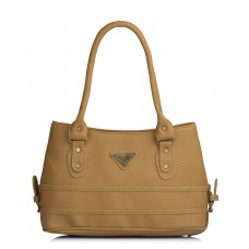 Fostelo Women's Selena  Handbag (Beige) (FSB-1044)
