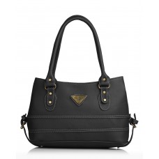 Fostelo Women's Selena  Handbag (Black) (FSB-1045)