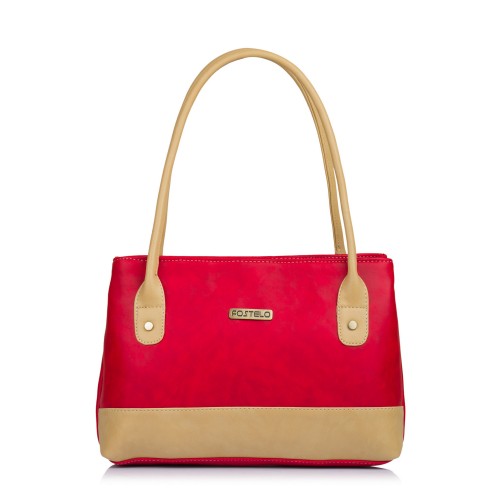 Fostelo Women's Zara  Handbag (Red) (FSB-1054)