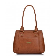 Fostelo Women's Hynes  Handbag (Tan) (FSB-1068)