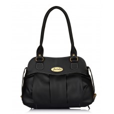 Fostelo Women's Priscila  Handbag (Black) (FSB-1116)