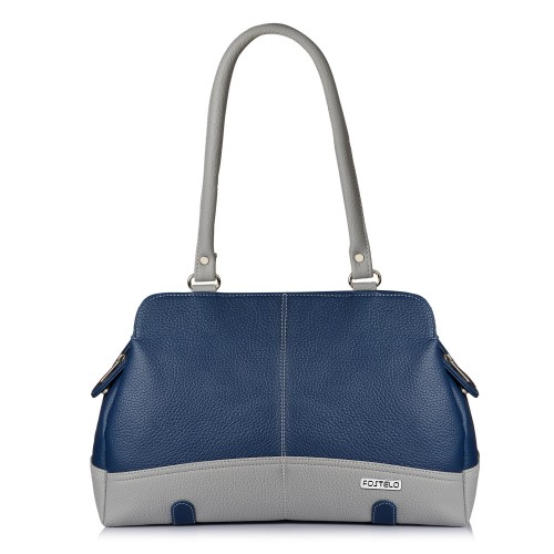 Fostelo Women's Helena  Handbag (Blue) (FSB-1146)