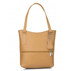 Fostelo Women's Stacy Handbag (Beige) (FSB-1168)