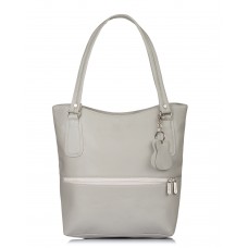 Fostelo Women's Stacy Handbag (Grey) (FSB-1175)