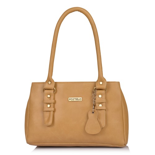 Fostelo Women's Westside Handbag (Beige) (FSB-1220)