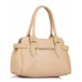 Fostelo Women's Kelly Style Handbag (Beige) (FSB-1304)