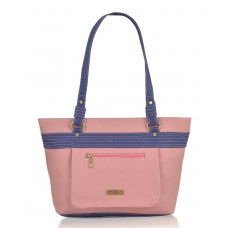 Fostelo Women's Salton  Handbag (Light Pink::Blue) (FSB-1449)