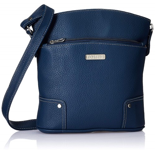 Fostelo Women's Marlyn Crossbody Bag (Blue) (FSB-1520)