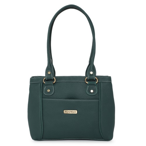Fostelo Women's Martina Handbag (Green) (FSB-1554)