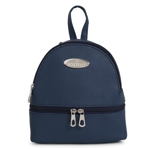 Fostelo Women's Julieta Backpack (Blue) (FSB-1556)
