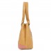 Fostelo Women's Zita Handbag (Beige|Light Pink) (FSB-1603)