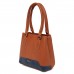 Fostelo Women's Zita Handbag (Tan|Blue) (FSB-1604)