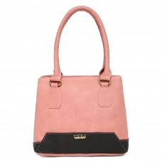 Fostelo Women's Zita Handbag (Light Pink|Black) (FSB-1607)