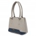 Fostelo Women's Zita Handbag (Grey|Blue) (FSB-1608)