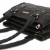 Fostelo Women's Carina Handbag (Black) (FSB-1620)