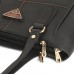 Fostelo Women's Sana Spacious 3 Compartments Handbag (Black) (FSB-1689)