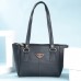 Fostelo Women's Sana Spacious 3 Compartments Handbag (Black) (FSB-1689)