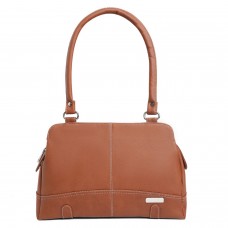 Fostelo Women's Feathers Handbag (Tan) (FSB-1703)
