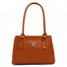 Fostelo Women's Chippy Handbag (Tan) (FSB-1773)