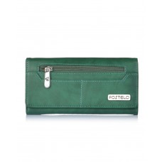 Fostelo Women's Versatile Two Fold Wallet (Green) 
