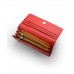 Fostelo Women's Versatile Two Fold Wallet (Red) 