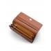 Fostelo Women's Versatile Two Fold Wallet (Tan) 