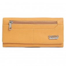 Fostelo Women's Kiwi Two Fold Wallet (Yellow) (FC-102)