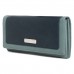 Fostelo Women's Paris Three Fold Wallet (Blue) (FC-111)