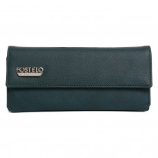 Fostelo Women's Echo Three Fold Wallet (Green) (FC-135)