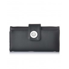 Fostelo Women's Vera Three Fold Wallet (Black) 