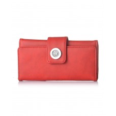 Fostelo Women's Vera Three Fold Wallet (Red) 