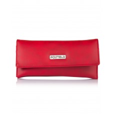 Fostelo Women's Melanie Two Fold Wallet (Red) 