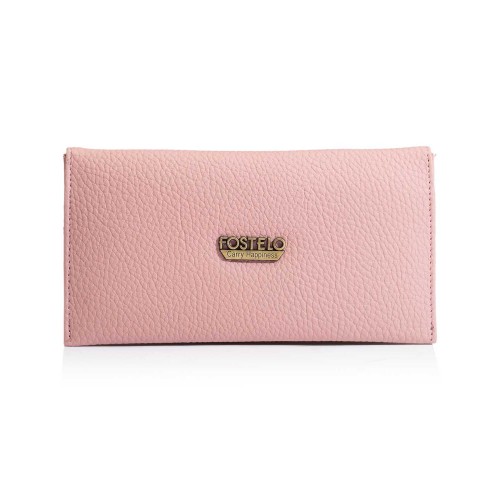 Fostelo Women's Tanya Two Fold Wallet (Light Pink)