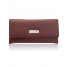 Fostelo Women's Decorous Two Fold Wallet (Maroon)