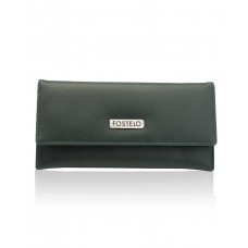 Fostelo Women's Decorous Two Fold Wallet (Green)