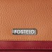 Fostelo Women's Vogue Three Fold Wallet (Tan|Maroon)