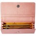 Fostelo Women's Vogue Three Fold Wallet (Green|Light Pink)