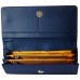 Fostelo Women's Vogue Three Fold Wallet (Grey|Blue)