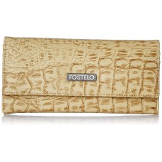 Fostelo Women's Melanie Two Fold Wallet (Beige)