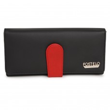 Fostelo Women's Ruby Two Fold Wallet (Black)