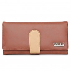 Fostelo Women's Ruby Two Fold Wallet (Tan)