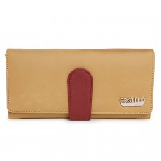 Fostelo Women's Ruby Two Fold Wallet (Beige)
