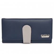 Fostelo Women's Ruby Two Fold Wallet (Blue)