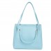 Fostelo Women's Galaxia Collection PU Leather Handbag Combo (Set Of 3) (Light Blue)