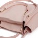 Fostelo Women's Galaxia Collection PU Leather Handbag Combo (Set Of 3) (Light Pink)