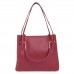 Fostelo Women's Galaxia Collection PU Leather Handbag Combo (Set Of 4) (Maroon)